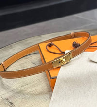 Luxury leather belt for women, wholesale designer belt with box packaging