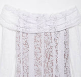 TINKOFF Summer Lemon Light Yellow Girly Low-Cut V-Neck Lace-Up Dress with Puff Sleeves Waist-Waist A-Line Dress
