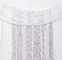 TINKOFF Summer Lemon Light Yellow Girly Low-Cut V-Neck Lace-Up Dress with Puff Sleeves Waist-Waist A-Line Dress