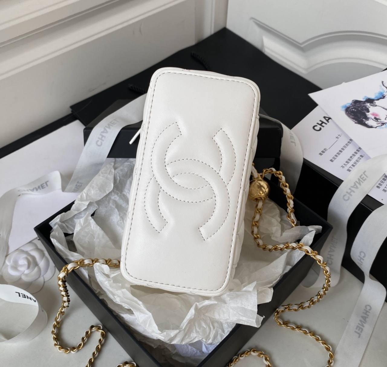 ✨ CHANEL Iconic White Bag ✨