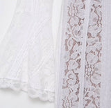 TINKOFF Summer Lemon Light Yellow Girly Low-Cut V-Neck Lace-Up Dress with Puff Sleeves Waist-Waist A-Line Dress