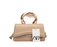 ZARA Structured Mini Handbag with Sculpted Handle – Available in Multiple Colors