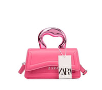 ZARA Structured Mini Handbag with Sculpted Handle – Available in Multiple Colors