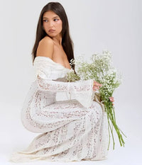 TINKOFF Summer Lemon Light Yellow Girly Low-Cut V-Neck Lace-Up Dress with Puff Sleeves Waist-Waist A-Line Dress