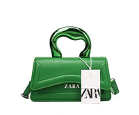 ZARA Structured Mini Handbag with Sculpted Handle – Available in Multiple Colors